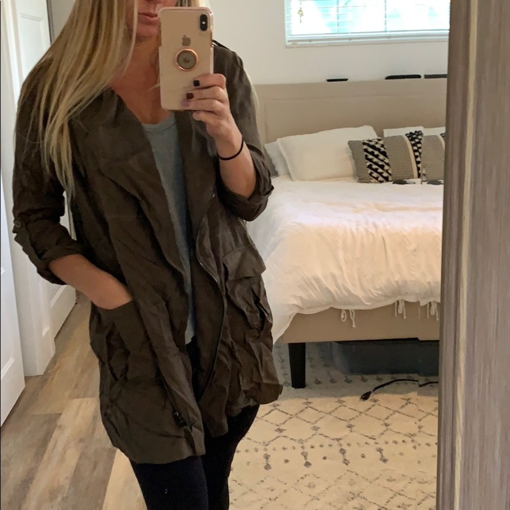 Olive green jacket